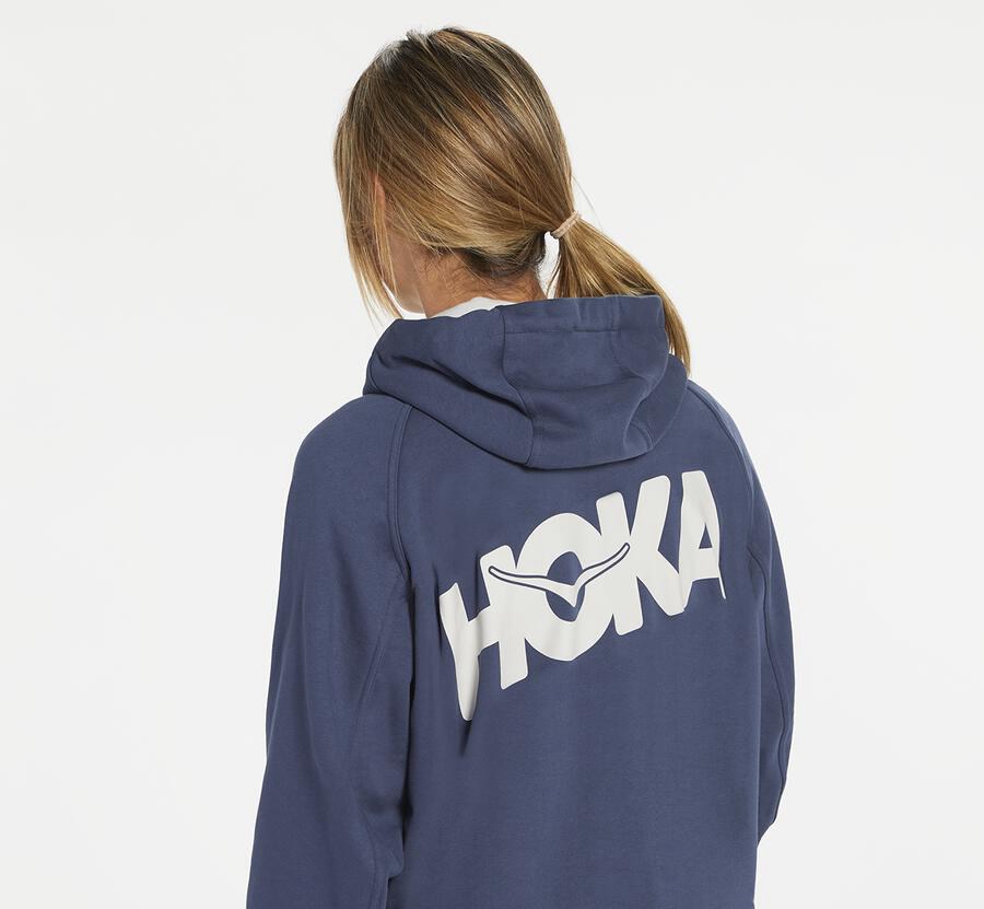 Hoka One One Hoodie Dames - Bondi - Donkerblauw - OV6209134